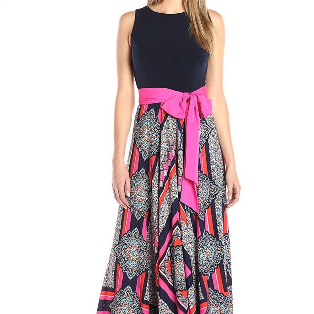 Eliza J Scarf Print Maxi